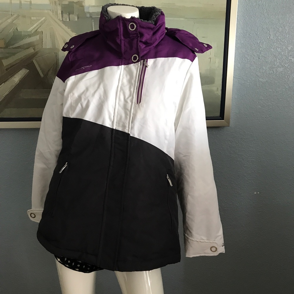 ZEROEXPOSURE Jacket Purple,Black and White SIZE:XS